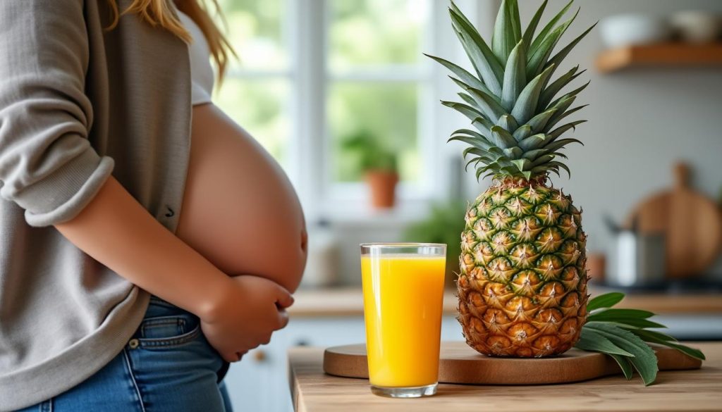 découvrez si l'ananas est sans risque pendant la grossesse, ses bienfaits et précautions à prendre pour une consommation sûre.