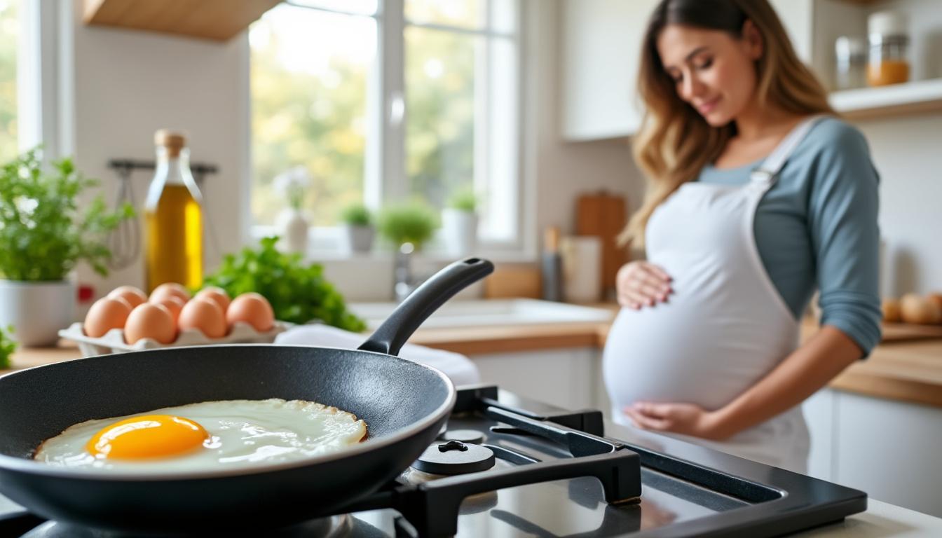 découvrez les précautions à prendre lorsqu'on consomme un œuf au plat pendant la grossesse pour garantir la sécurité et la santé de la future maman et du bébé.