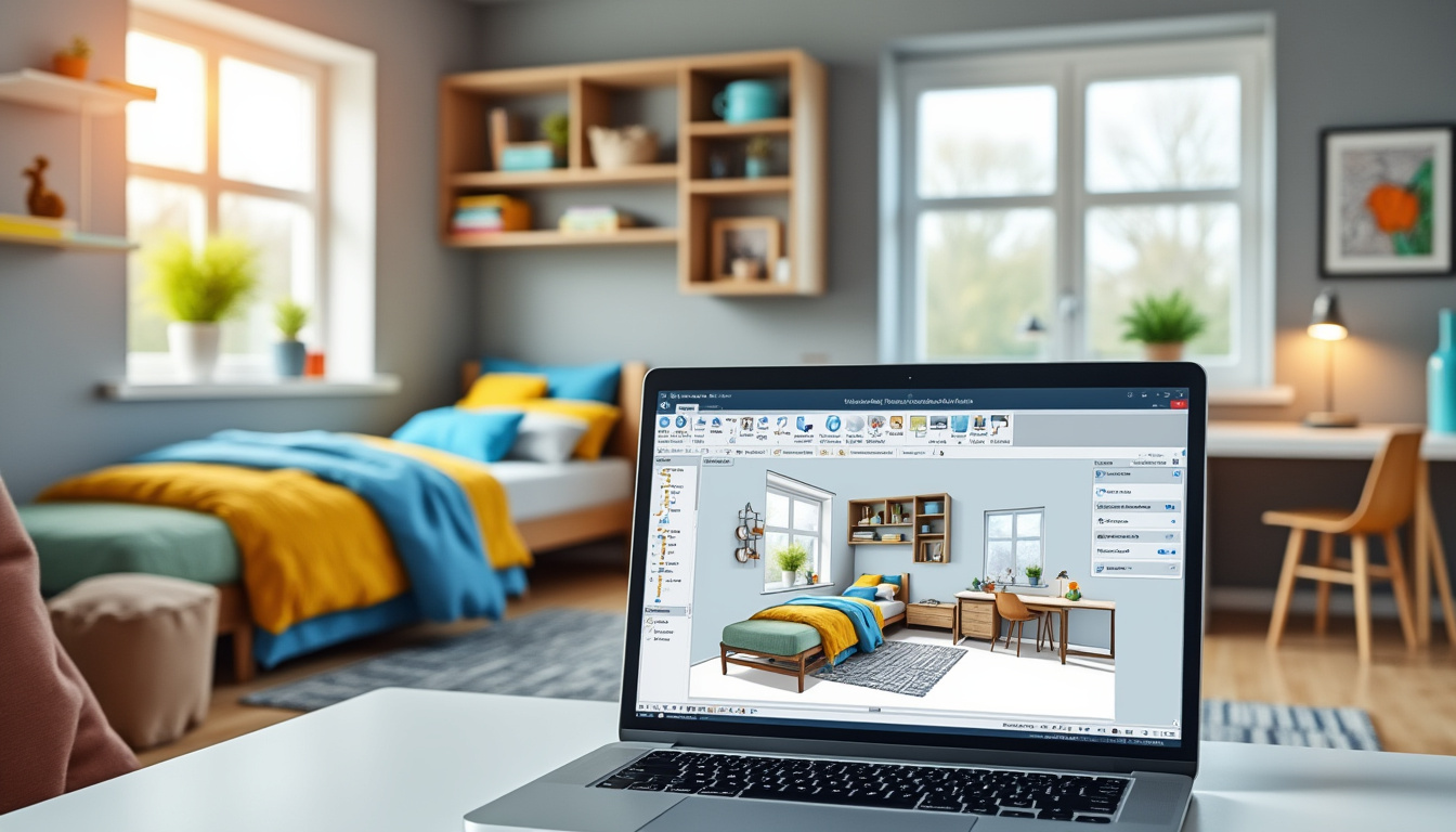découvrez comment utiliser sketchup pour visualiser et planifier la rénovation de la chambre de votre enfant avant de commencer les travaux, afin de créer un espace adapté et fonctionnel.