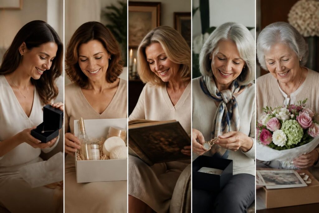 découvrez des idées de cadeaux originales et adaptées selon l'âge pour femme : 30, 40, 50, 60 et 70 ans, afin de faire plaisir à chaque étape de la vie.