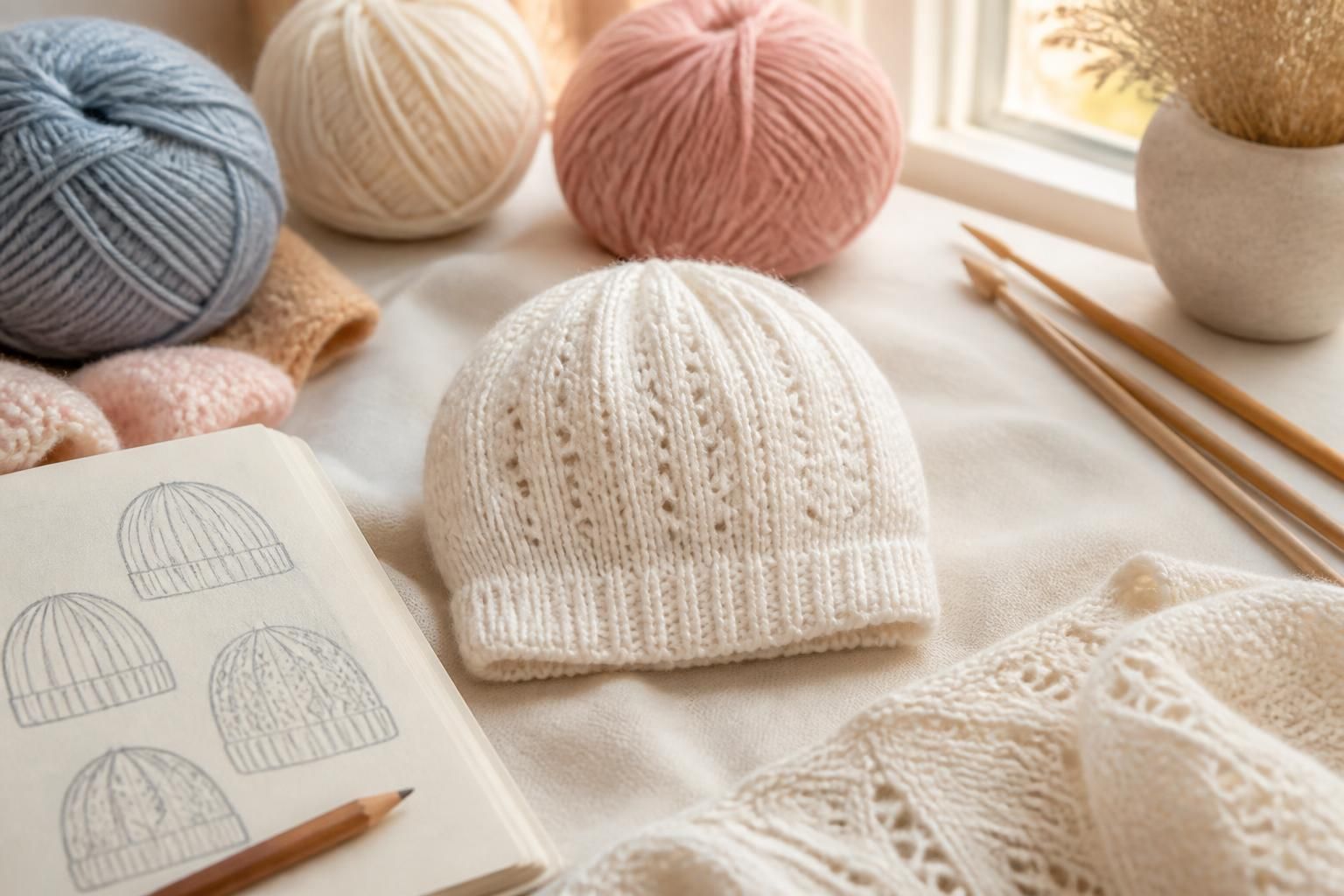 découvrez nos tutoriels et modèles gratuits pour tricoter facilement des bonnets pour nouveau-nés. parfait pour vos premiers projets de tricot, simples et rapides à réaliser.