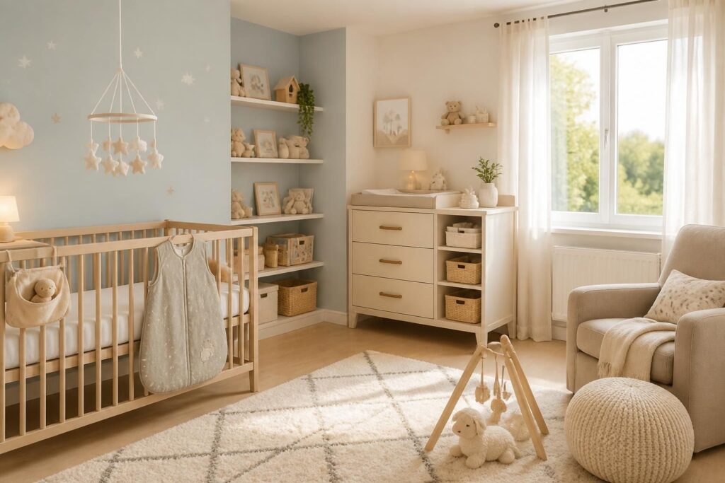 découvrez nos conseils et idées de décoration pour aménager une chambre bébé ou enfant à la fois pratique et agréable, pour un espace qui grandit avec eux.