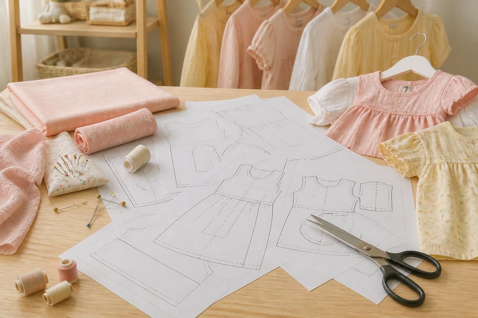 téléchargez gratuitement des patrons de couture pour enfants en pdf, avec des modèles simples et adorables pour bébés et filles. parfait pour créer des vêtements uniques faits maison.