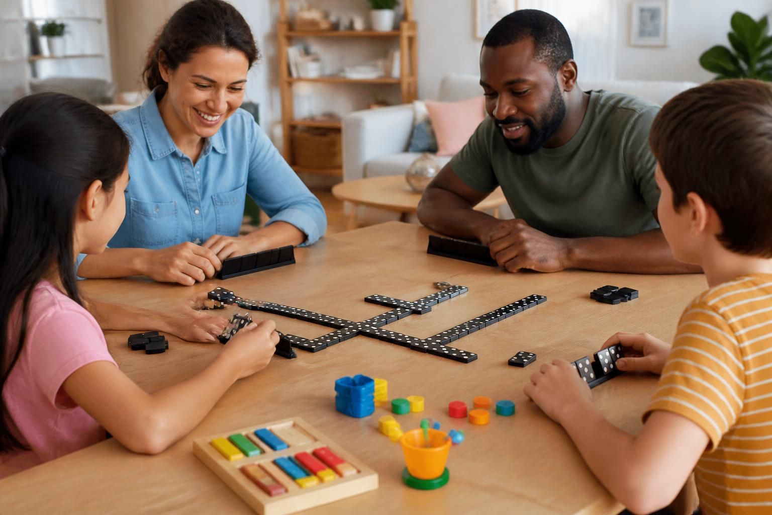découvrez les règles du jeu de domino pour 2, 3 ou 4 joueurs, ainsi que des variantes adaptées aux enfants pour des parties amusantes en famille.