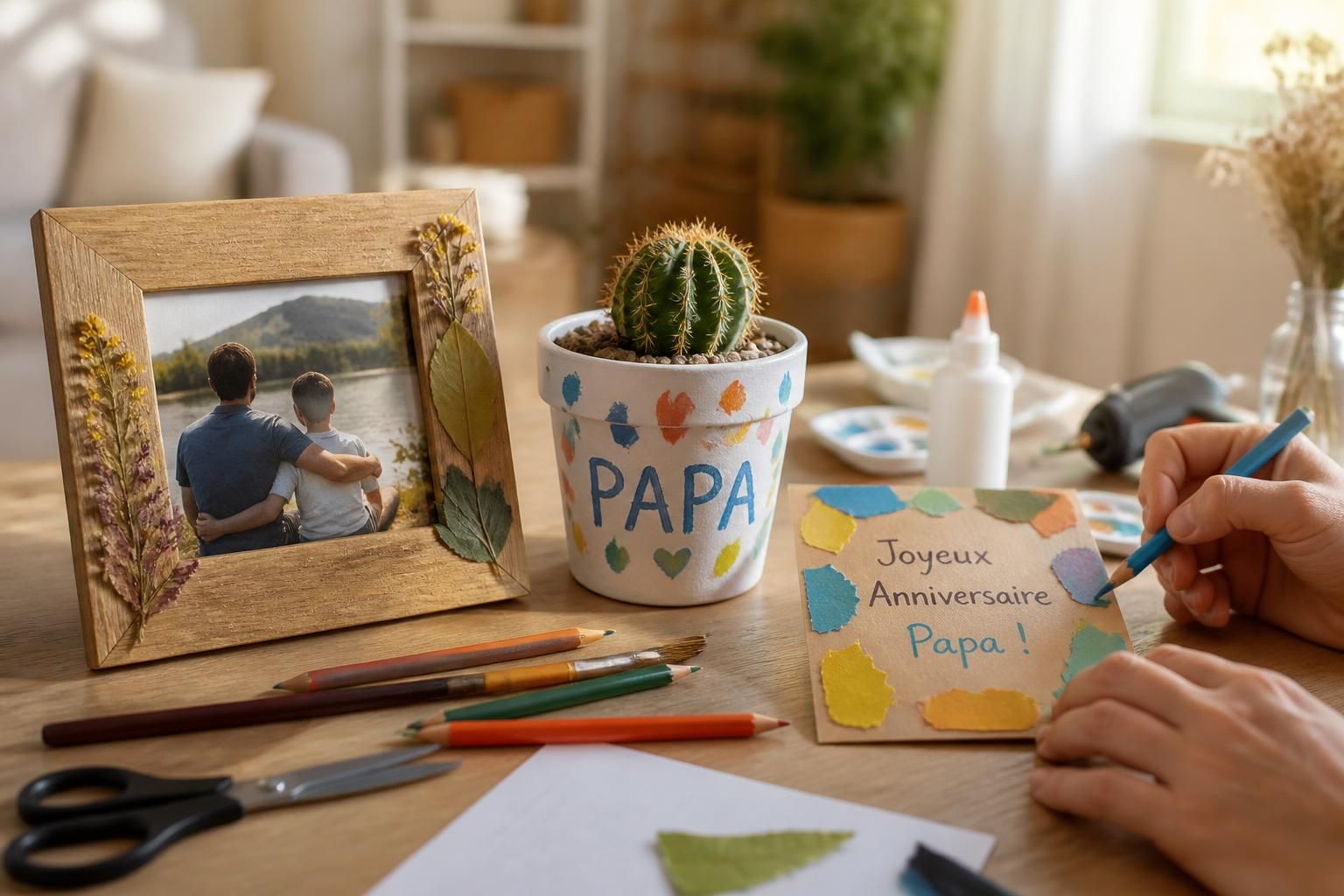 découvrez des idées simples et originales pour créer des cadeaux d'anniversaire faits maison pour papa, faciles à réaliser et pleins d'amour.