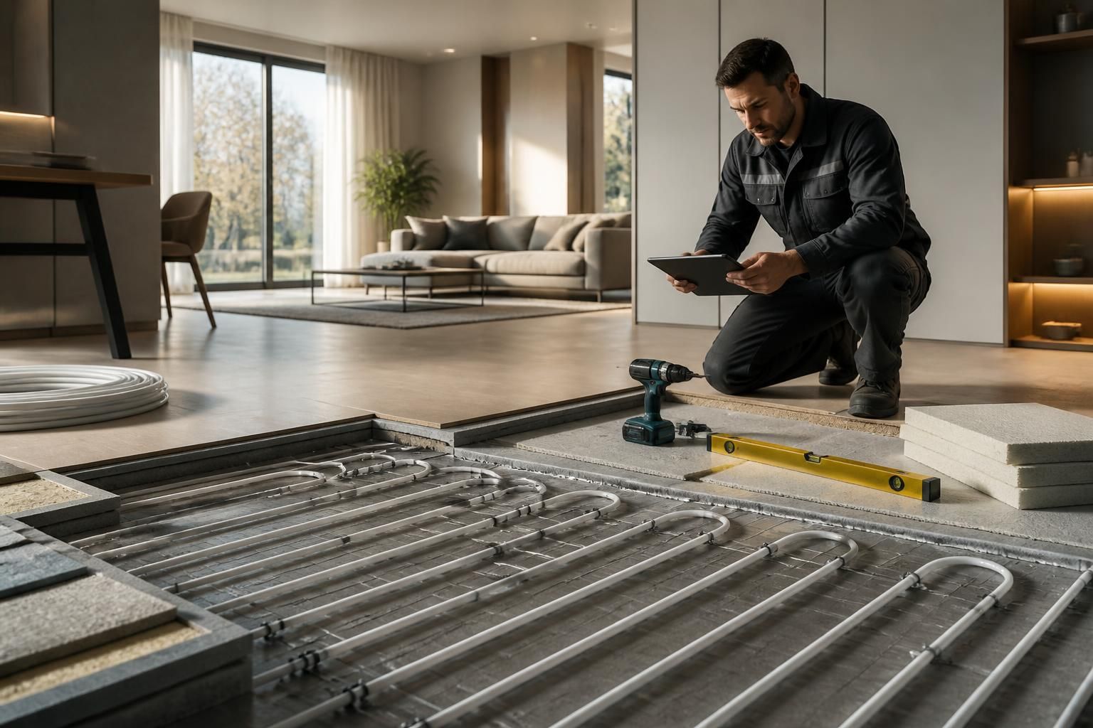 découvrez le coût au m² du chauffage au sol, incluant les frais d'installation et le prix mensuel pour maîtriser votre budget chauffage de manière efficace.