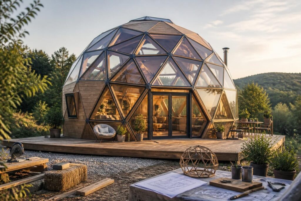 découvrez tout sur les dômes géodésiques : prix, étapes de construction et avantages pour un habitat écologique et original.