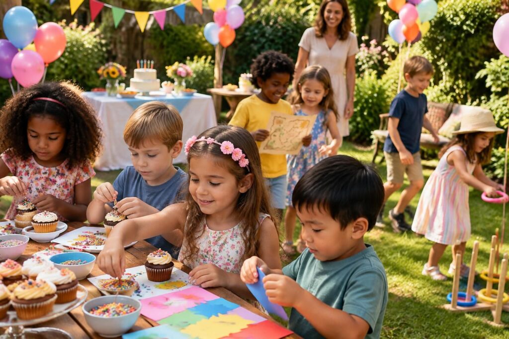 découvrez des activités d’anniversaire adaptées aux enfants de 4 à 10 ans : jeux, animations et idées pour organiser une fête amusante et réussie.