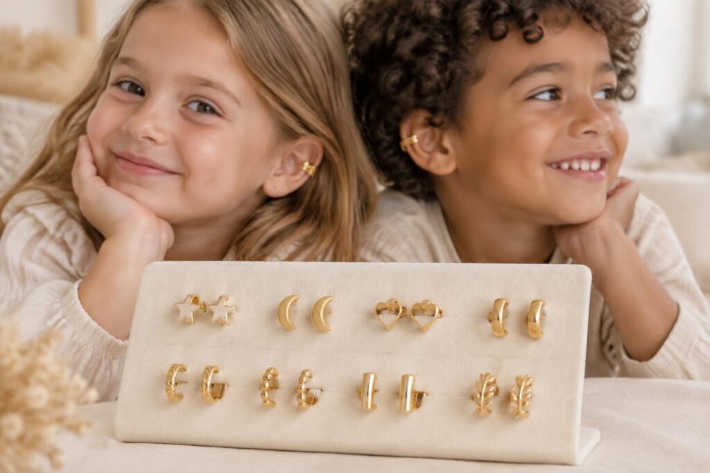 découvrez nos boucles d’oreilles pour enfant : modèles en or, sans trou et adaptés aux filles comme aux garçons. des styles confortables pour toutes les envies.