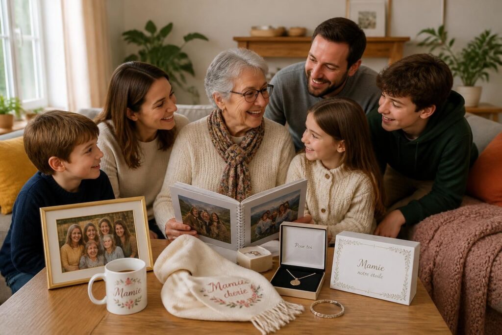 découvrez des idées de cadeaux personnalisés pour grand-mère, adaptées à tous les âges. trouvez le présent parfait pour surprendre et ravir votre mamie à chaque occasion.