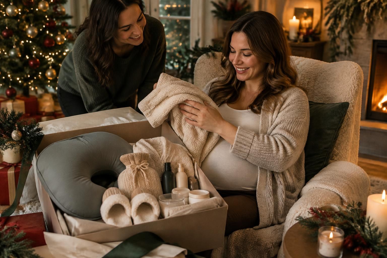 offrez un cadeau original à une femme enceinte pour noël : des idées attentionnées et utiles pour lui faire vraiment plaisir pendant sa grossesse.