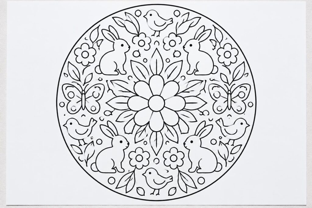 téléchargez nos coloriages mandala à imprimer : animaux, fleurs et modèles faciles pour des moments créatifs et relaxants.