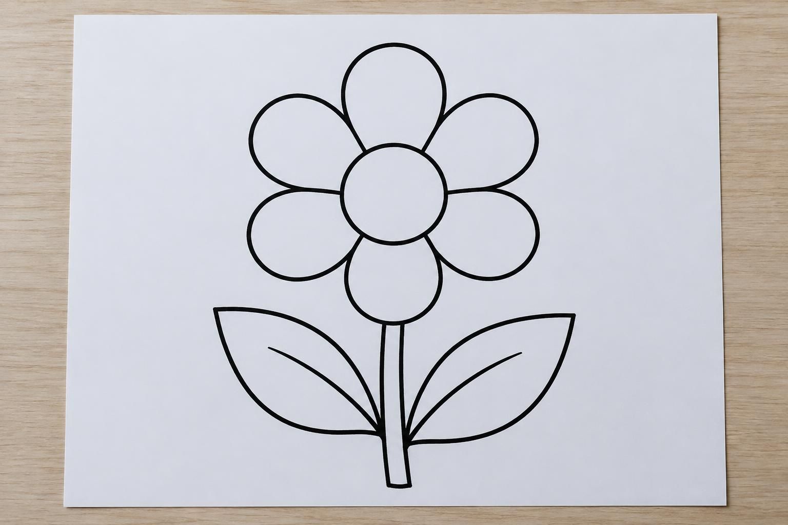 téléchargez et imprimez de jolies fleurs à colorier, spécialement conçues pour les enfants et les tout-petits en maternelle.