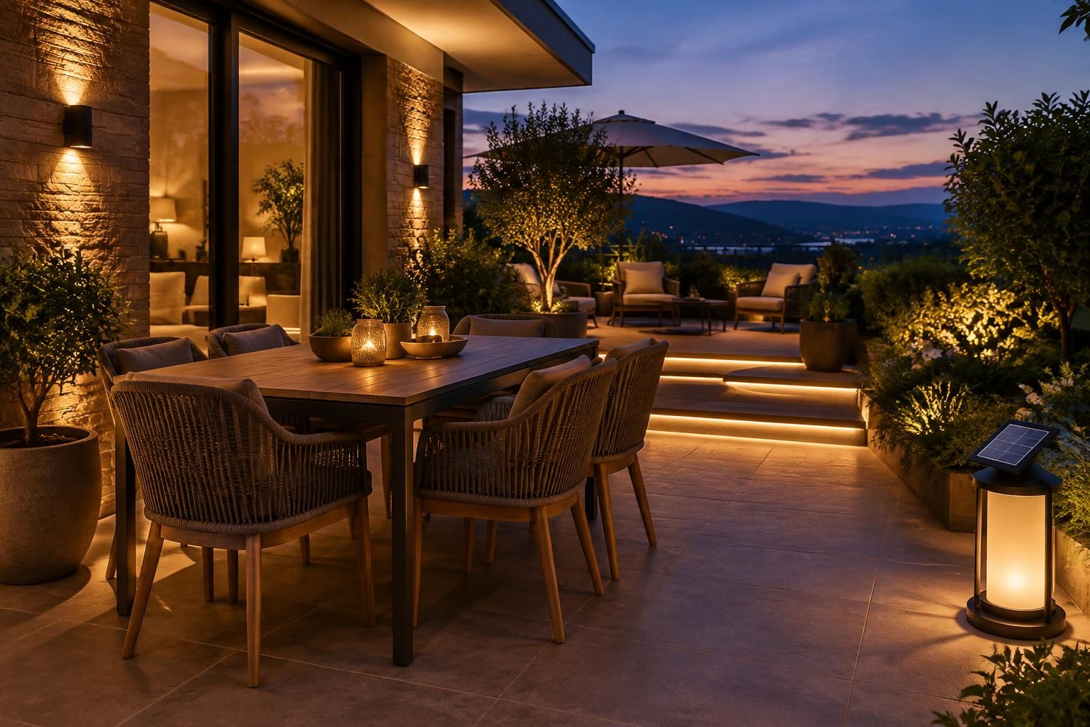 découvrez quelle puissance led choisir pour éclairer votre terrasse, ainsi que les critères pour bien dimensionner un éclairage solaire extérieur.
